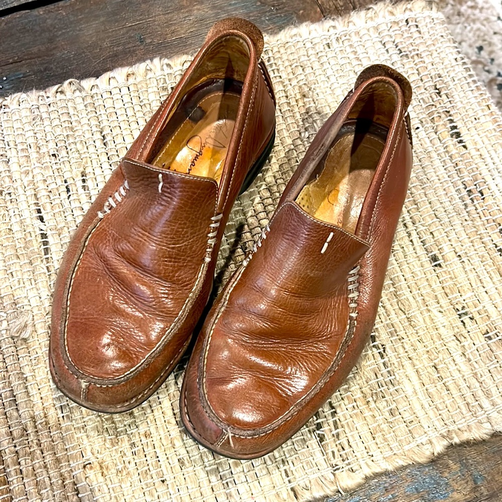 Men’s Martin Dingman loafers.  Worn (broken in) comfortable, still lots of life.